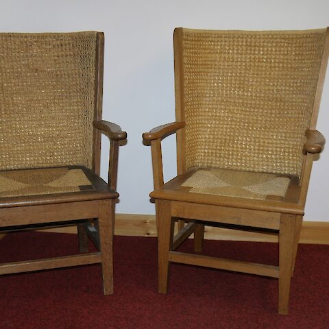 Old Ladies Orkney Chairs In Japanese Oak Orkney Hand Crafted